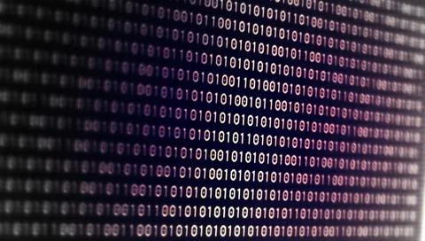 Developing programming binary code. Abstract Binary Software Programming Code Stock Photos