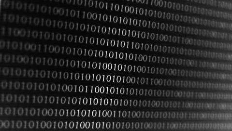 Developing programming binary code. Abstract Binary Software Programming Code Stock Photos