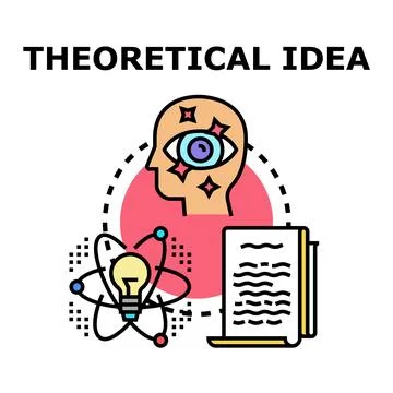 Developing theoretical idea with research and innovation concept Stock Illustration