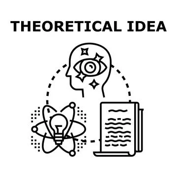 Developing theoretical idea with research and innovation concept Stock Illustration