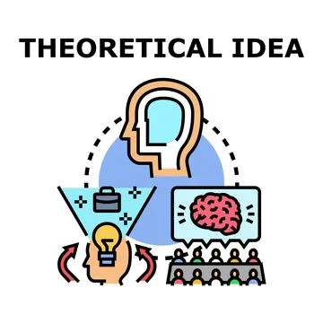 Developing theoretical ideas for business strategy and innovation Stock Illustration