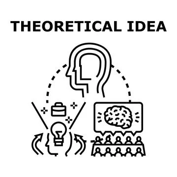 Developing theoretical ideas for business strategy and innovation Illustrazione stock