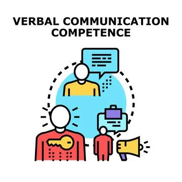 Developing verbal communication competence and public speaking skills Illustration