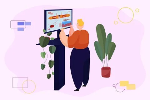 Development of an alternative energy source - wave station. Stock Illustration