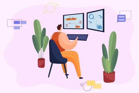 Development of an alternative energy source - wave station. Stock Illustration