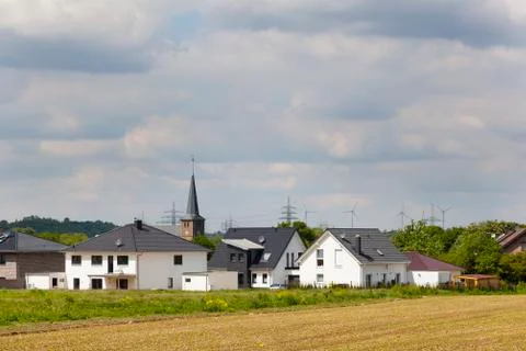 Development Area in Village Stock Photos