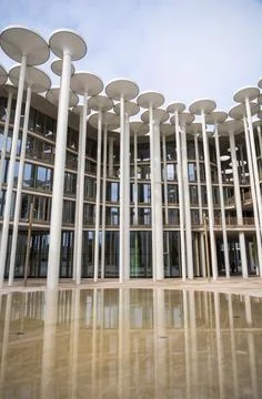 Development Bank of Saxony in Leupzig Stock Photos