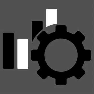 Development Chart Flat Icon Stock Illustration