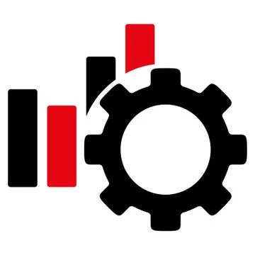 Development Chart Flat Icon Stock Illustration