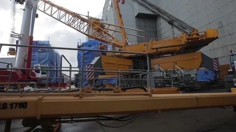 Development of the coal-fired power station Stock Footage 137230065