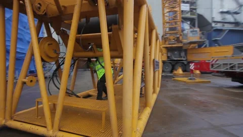 Development of the coal-fired power station Stock Footage 137240814