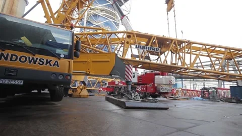 Development of the coal-fired power station Stock Footage 137290841