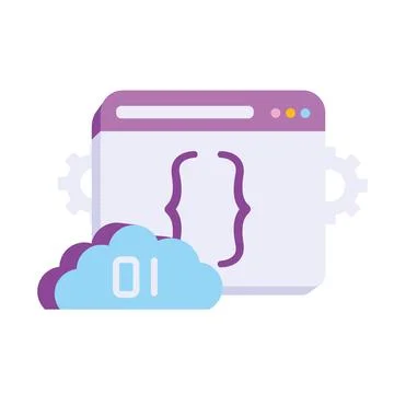 Development coding and programming cloud Stock-Illustration