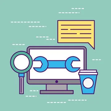 Development computer codes 스톡 일러스트