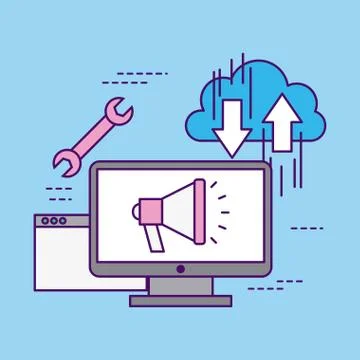 Development computer codes 스톡 일러스트