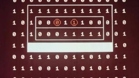 Development of computer technology. THE USSR. 1980s (118) Stock Footage 235852101