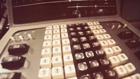 Development of computer technology. THE USSR. 1980s (74) Stock Footage 235854157