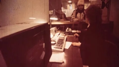 Development of computer technology. THE USSR. 1980s (79) Stock Footage 235854458