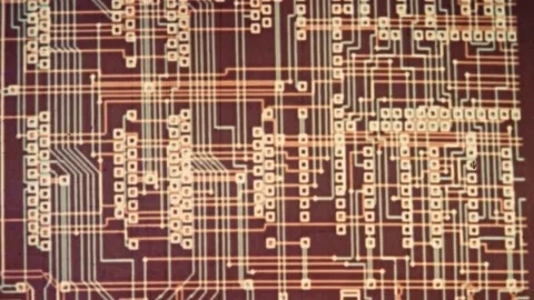 Development of computer technology. THE USSR. 1980s (97) Stock Footage 235855164