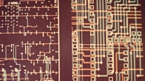 Development of computer technology. THE USSR. 1980s (98) Stock Footage 235855215