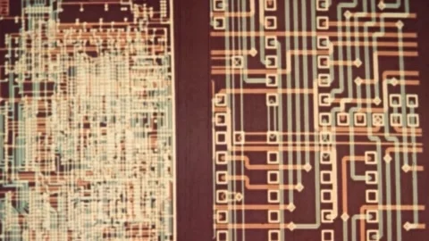 Development of computer technology. THE USSR. 1980s (99) Stock Footage 235855229