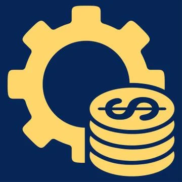 Development Cost Icon Illustrazione stock