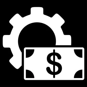 Development Cost Icon Illustrazione stock