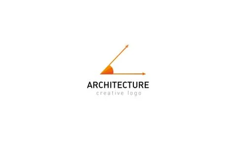 Development creative logo architecture Illustrazione stock