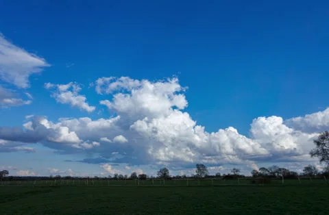 Development cumulo nimbus Video stock 315966714