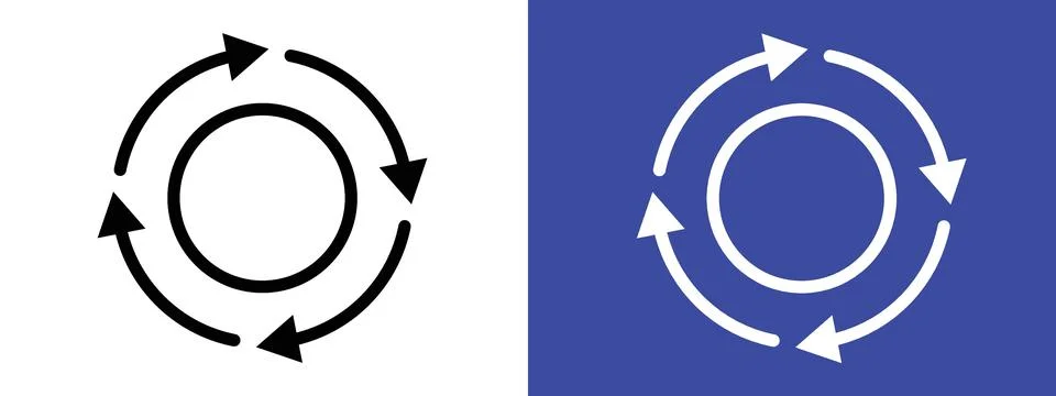 Development Cycle Icon Depicting Evolution, Life Stages, and Biological Pro.. Illustrazione stock