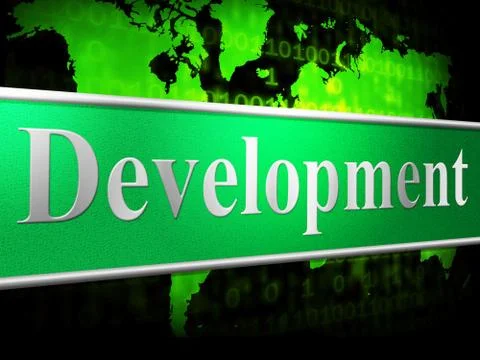 Development develop representing advance growth and developing イラスト素材
