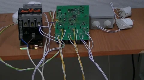  	Development of device in laboratory Stock Footage 58849133