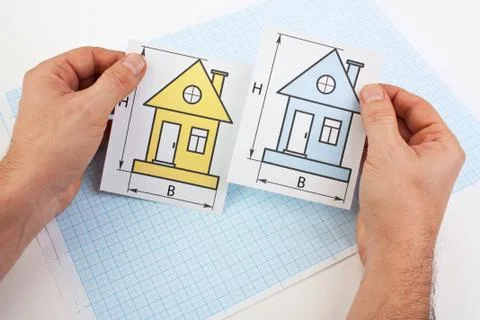 Development drawings Foto stock