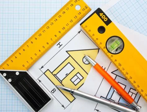 Development drawings Foto stock