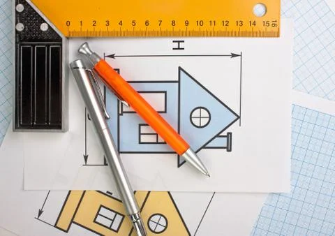 Development drawings Stock Photos