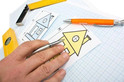 Development drawings Stock Photos