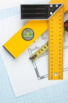 Development drawings 스톡 사진