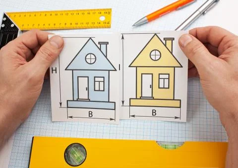 Development drawings Stock-Fotos