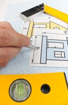 Development drawings Foto stock