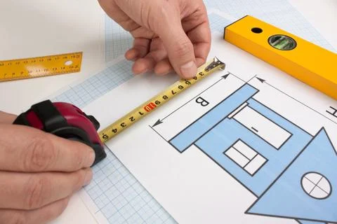 Development drawings Stock Photos