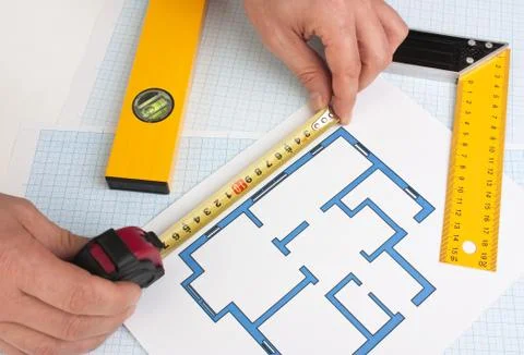 Development drawings Foto stock