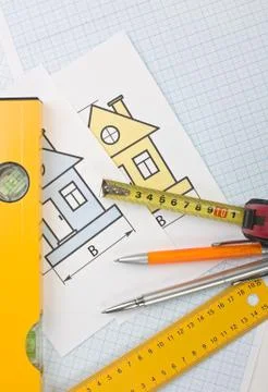 Development drawings Foto stock