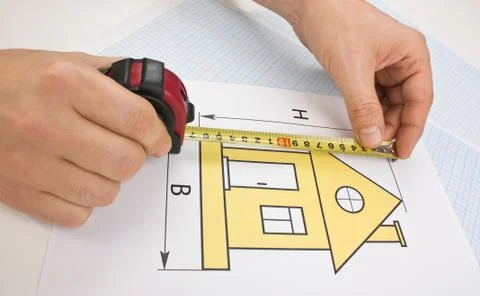 Development drawings Foto stock