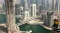 Development of Dubai Marina, United Arab Emirates HD Footage