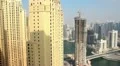 Development of Dubai Marina, United Arab Emirates HD Footage