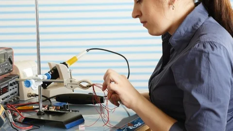 Development of electronic devices Stock Footage 89059277