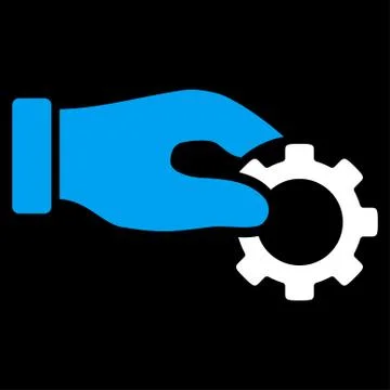 Development Flat Icon Illustrazione stock