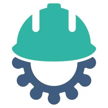 Development Flat Icon Illustrazione stock