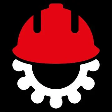 Development Flat Icon Illustrazione stock