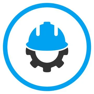 Development Flat Icon Illustrazione stock